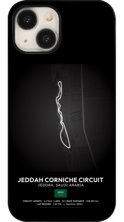 Coque iPhone 15 - F1 Track 2025 Saudi Arabia
