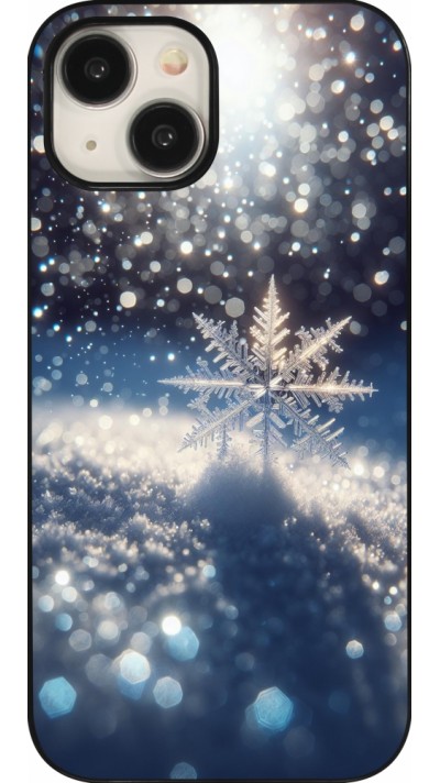 iPhone 15 Case Hülle - Schneeflocke Solar Glanz