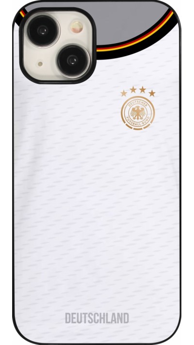 Coque iPhone 15 - Maillot de football Allemagne 2022 personnalisable