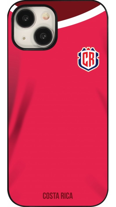 Coque iPhone 15 - Maillot de football Costa Rica 2022 personnalisable