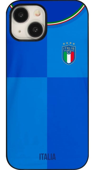 Coque iPhone 15 - Maillot de football Italie 2022 personnalisable