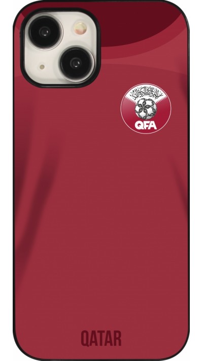 Coque iPhone 15 - Maillot de football Qatar 2022 personnalisable