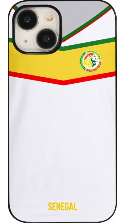 Coque iPhone 15 - Maillot de football Senegal 2022 personnalisable