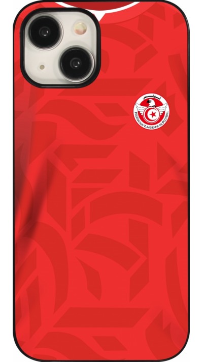 iPhone 15 Case Hülle - Tunesien 2022 personalisierbares Fussballtrikot