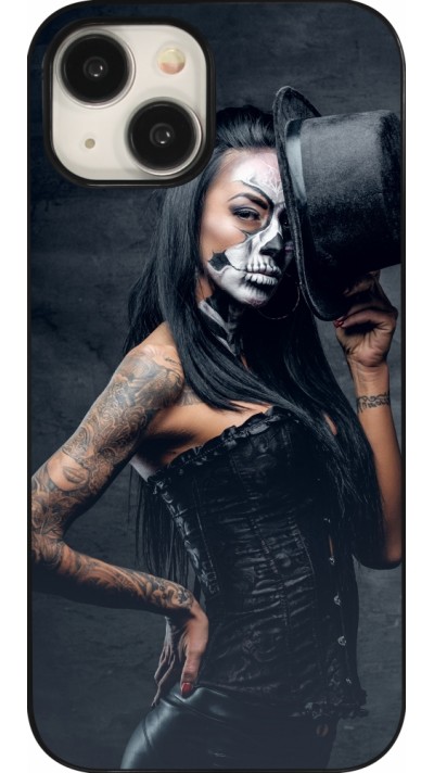 Coque iPhone 15 - Halloween 22 Tattooed Girl