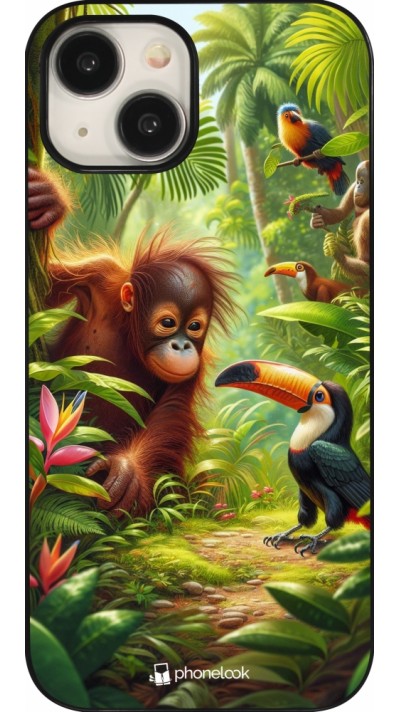 Coque iPhone 15 - Jungle Tropicale Tayrona