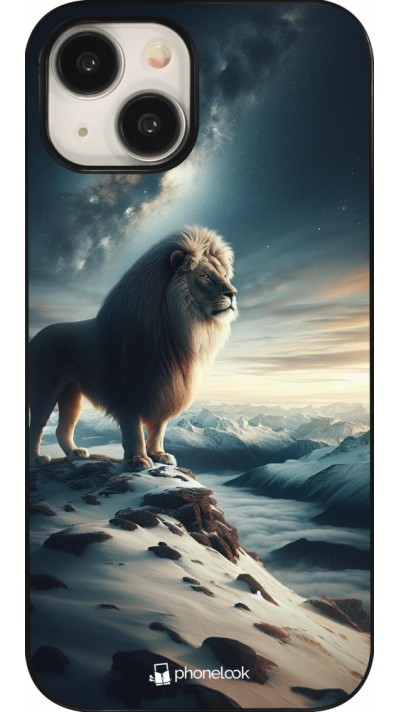 Coque iPhone 15 - Le lion blanc