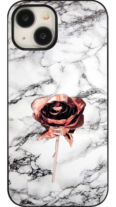 Coque iPhone 15 - Marble Rose Gold
