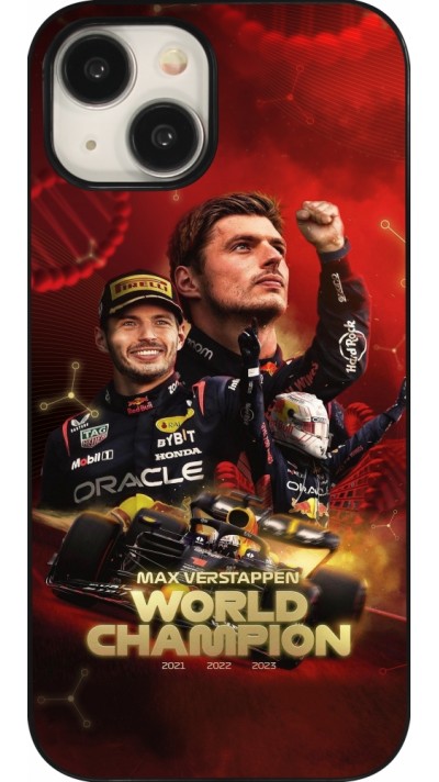Coque iPhone 15 - Max Verstappen Champion 2023