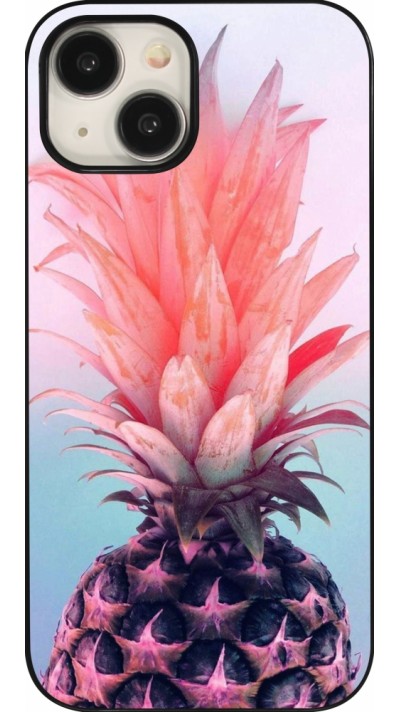 Coque iPhone 15 - Purple Pink Pineapple