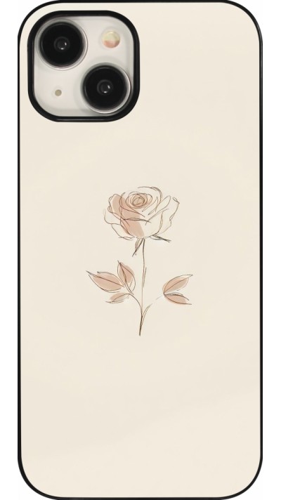 iPhone 15 Case Hülle - Rosa Sand Minimalistisch