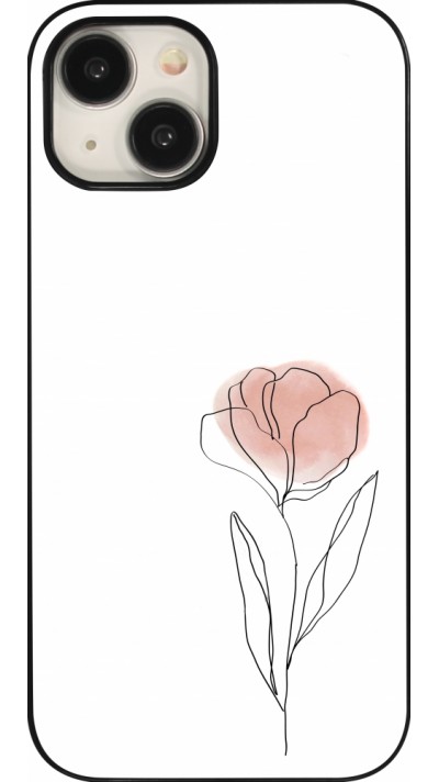 iPhone 15 Case Hülle - Spring 23 minimalist flower