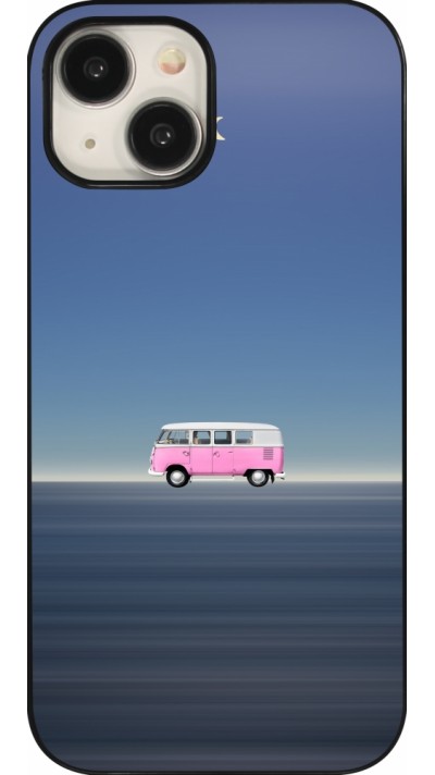 Coque iPhone 15 - Spring 23 pink bus