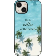 Coque iPhone 15 - Summer 2025 Life is better at the beach