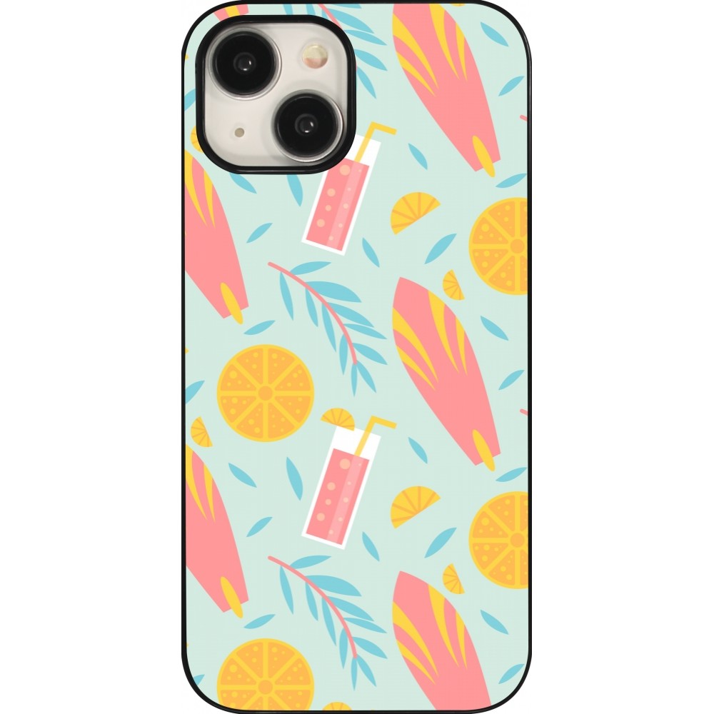 iPhone 15 Case Hülle - Summer 2025 Pattern citron
