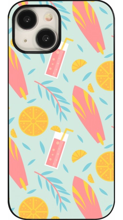 Coque iPhone 15 - Summer 2025 Pattern citron