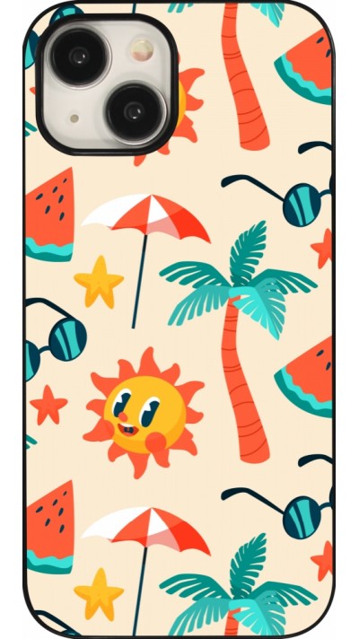 Coque iPhone 15 - Summer 2025 Pattern soleil