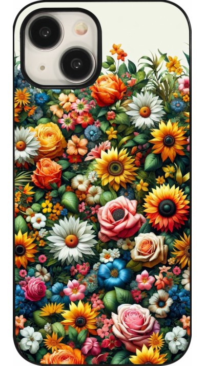 iPhone 15 Case Hülle - Sommer Blumenmuster