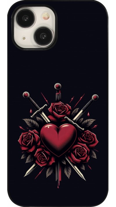 iPhone 15 Case Hülle - Valentine 2024 gothic love