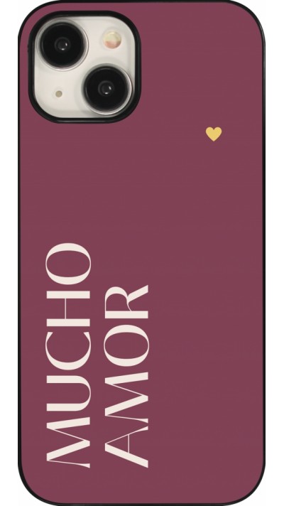 Coque iPhone 15 - Valentine 2024 mucho amor rosado