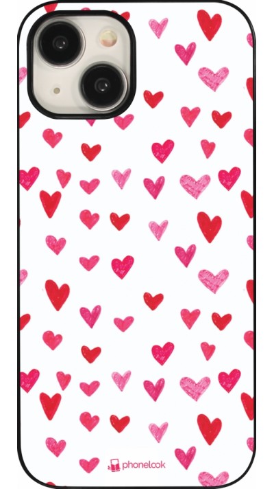 Coque iPhone 15 - Valentine 2022 Many pink hearts