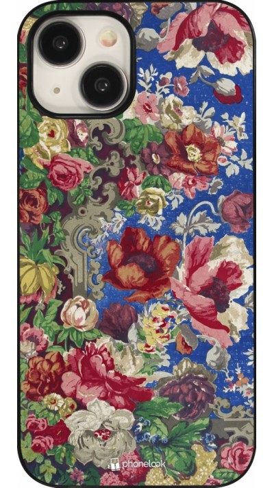 iPhone 15 Case Hülle - Vintage Art Flowers