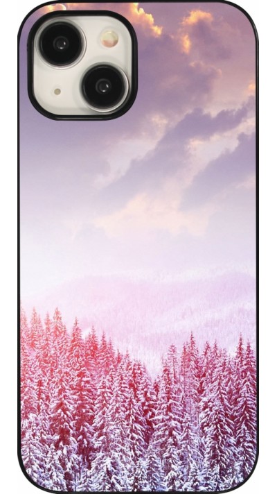 iPhone 15 Case Hülle - Winter 22 Pink Forest