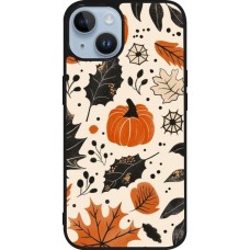 iPhone 15 Case Hülle - Silikon schwarz Autumn 2024 nature