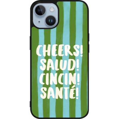 Coque iPhone 15 - Silicone rigide noir Cheers 2026