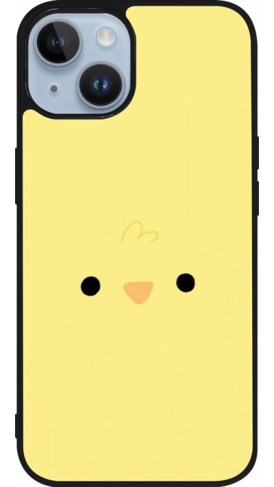 iPhone 15 Case Hülle - Silikon schwarz Easter 2026 Little chicken