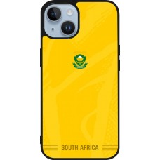 iPhone 15 Case Hülle - Silikon schwarz Südafrika 2026 personalisierbares Fussballtrikot