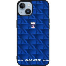 iPhone 15 Case Hülle - Silikon schwarz Kap Verde 2026 personalisierbares Fussballtrikot