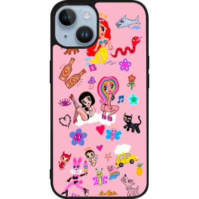 Coque iPhone 15 - Silicone rigide noir Karol G La Bichota Manana Sera Bonito