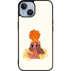 Coque iPhone 15 - Silicone rigide noir Karol G Tropicoqueta