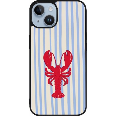 Coque iPhone 15 - Silicone rigide noir Red lobster 2026