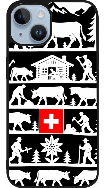 iPhone 15 Case Hülle - Silikon schwarz Poya Schweiz 1 schwarz