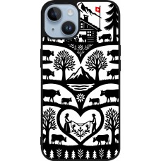 iPhone 15 Case Hülle - Silikon schwarz Poya Schweiz 2