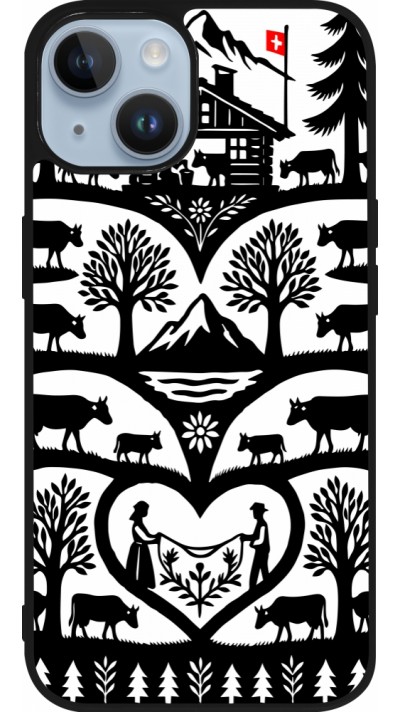 iPhone 15 Case Hülle - Silikon schwarz Poya Schweiz 2