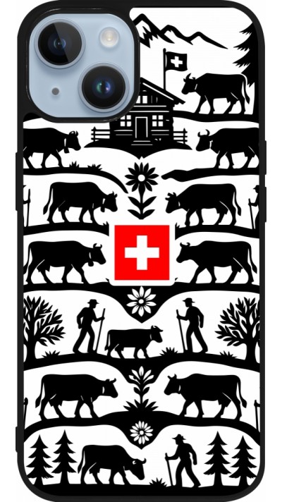 iPhone 15 Case Hülle - Silikon schwarz Poya Schweiz 3