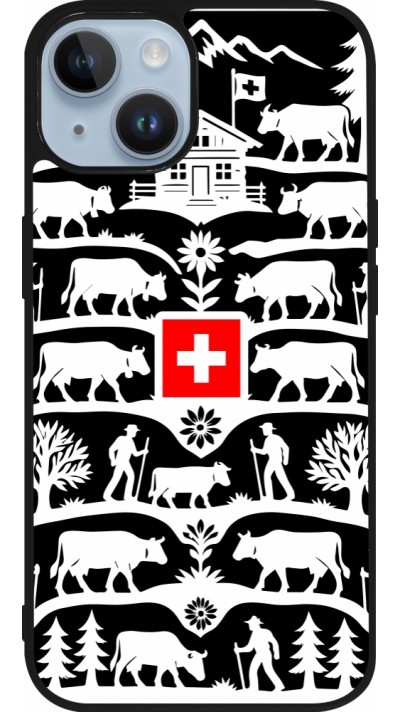 iPhone 15 Case Hülle - Silikon schwarz Poya Schweiz 3 schwarz