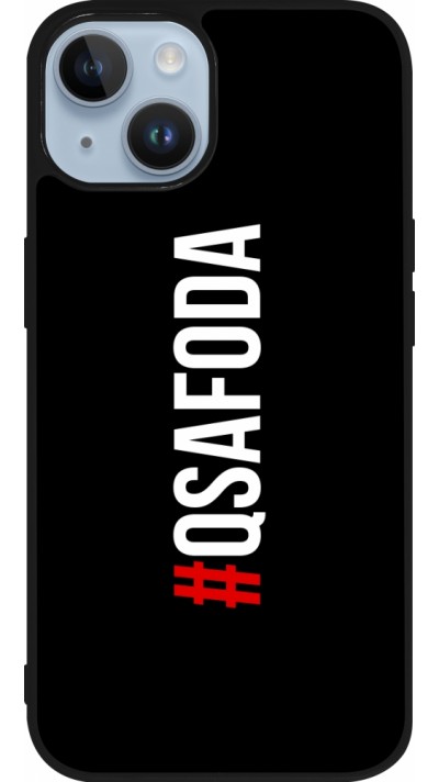 iPhone 15 Case Hülle - Silikon schwarz Qsafoda 1