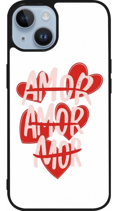 iPhone 15 Case Hülle - Silikon schwarz Saint Valentines Day 26 Amor