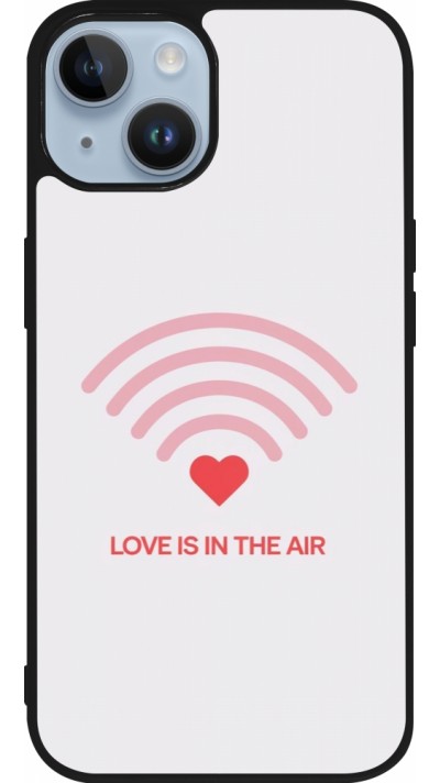 iPhone 15 Case Hülle - Silikon schwarz Saint Valentines Day 26 Love is in the air