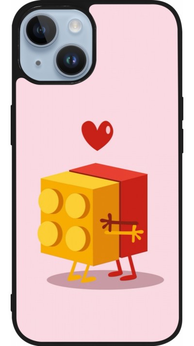 iPhone 15 Case Hülle - Silikon schwarz Saint Valentines Day 26 Puzzle