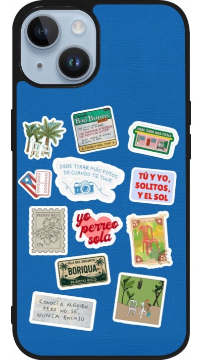 iPhone 15 Case Hülle - Silikon schwarz Seals of the Dominican Republic DTMF