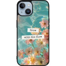 iPhone 15 Case Hülle - Silikon schwarz Summer 2025 Grow with the flow