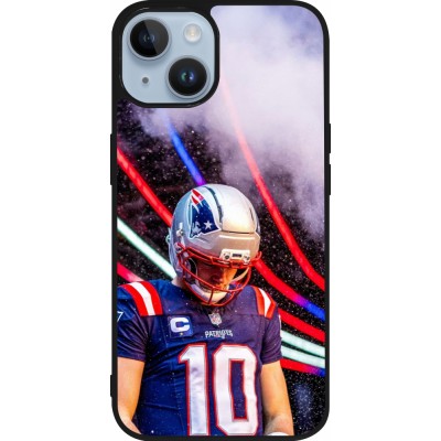 iPhone 15 Case Hülle - Silikon schwarz Super Bowl 26 Patriots 3