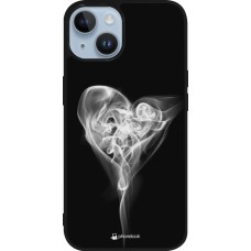iPhone 15 Case Hülle - Silikon schwarz Valentine 2022 Black Smoke