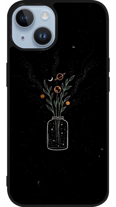 iPhone 15 Case Hülle - Silikon schwarz Vase black
