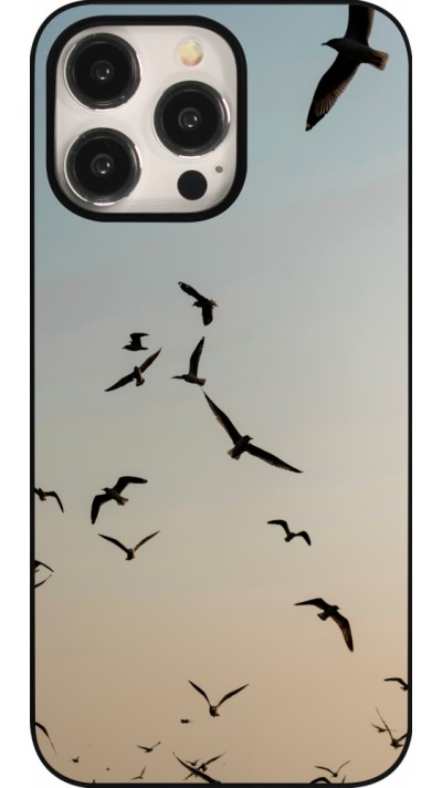 Coque iPhone 15 Pro Max - Autumn 22 flying birds shadow